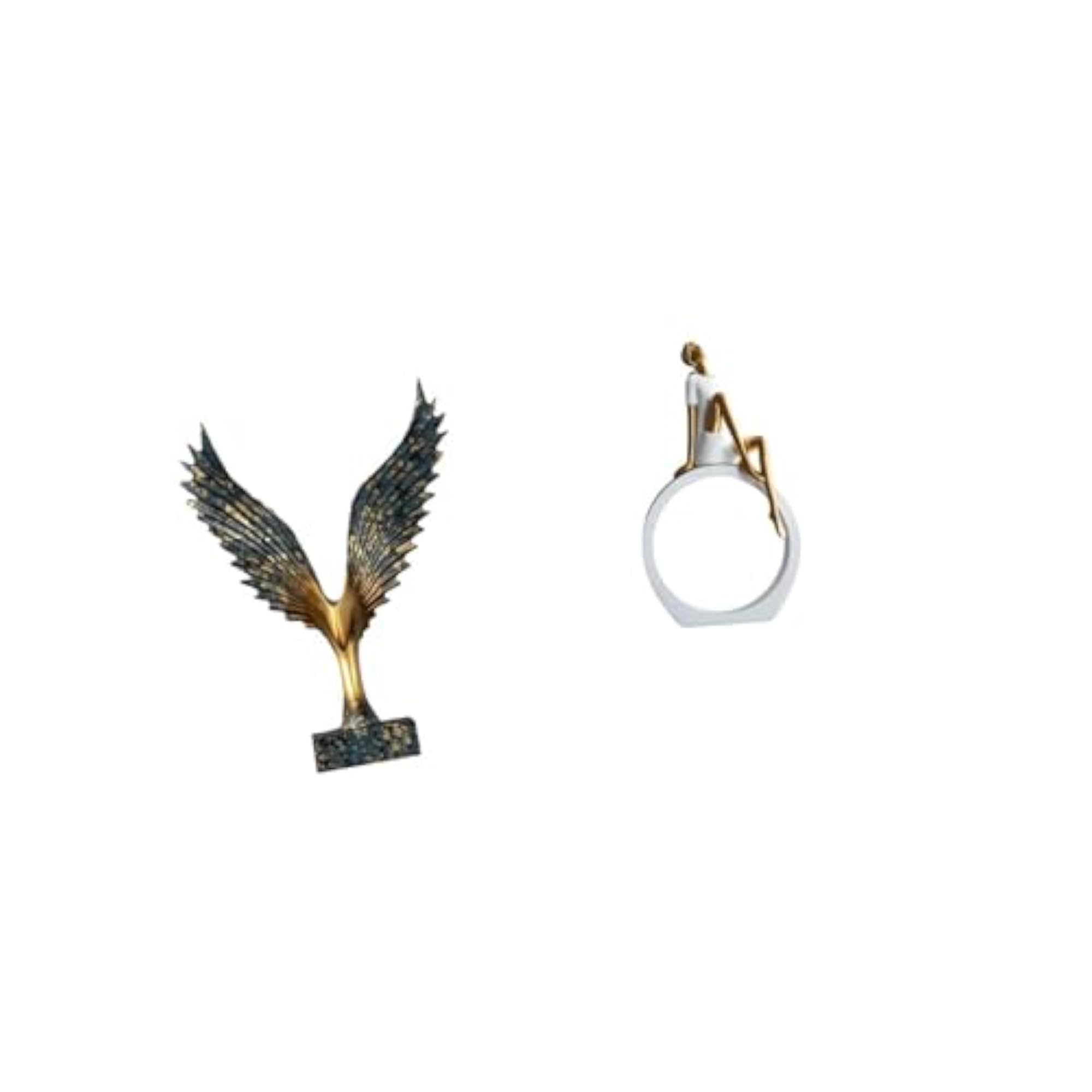 Resin Spreading Wing Girl Figurine